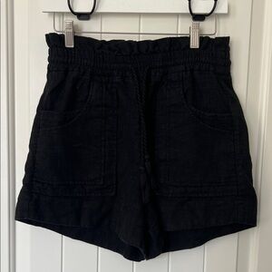House of Harlow 1960 Black High Waist Shorts